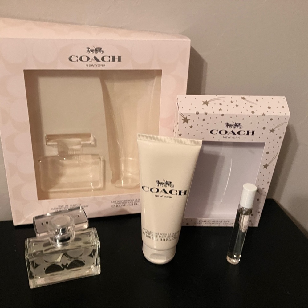 Coach set of eau de parfume & lotion